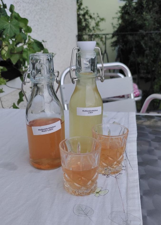 Holunderblüten-Likör