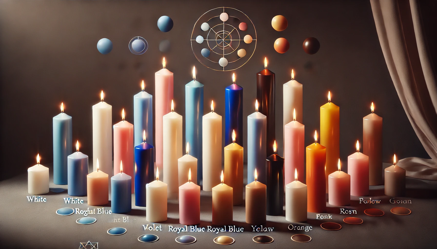 Kerzenfarben und ihre Bedeutung